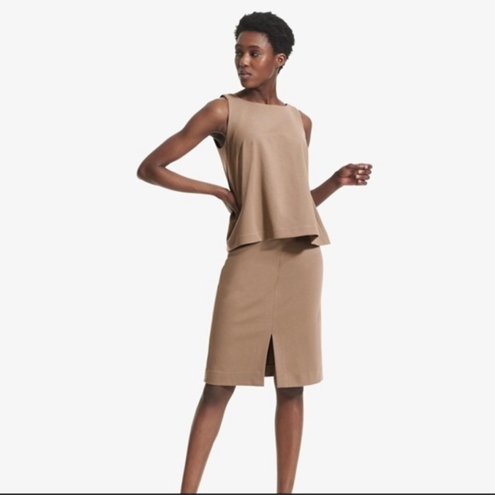 MM LaFleur Harriet Top in Russet (light brown)
